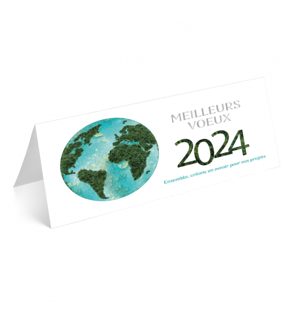 Signature internationale. Cartes de vœux multilangues 2024