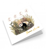 Carte de voeux "Panda"
